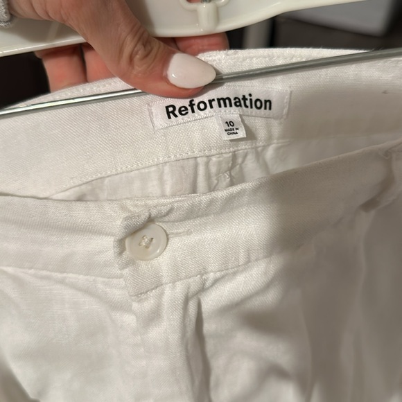 VESTA REFORMATION LINEN PANTS - Picture 11 of 11